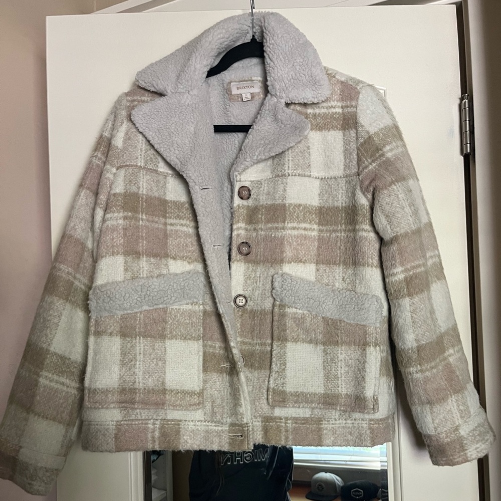 Brixton Cream Sherpa Jacket